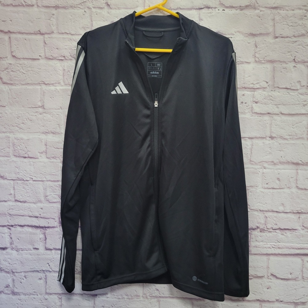 NEW Adidas Aeroready Tiro Track Jacket Mens‎ L Slim Fit Soccer Athletic Sporty